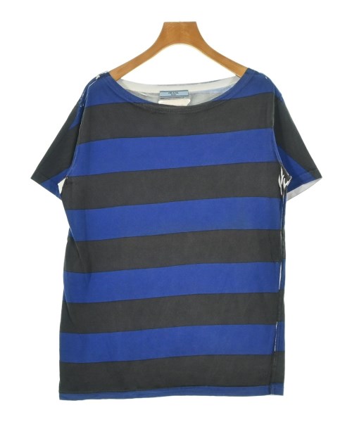 PRADA プラダプルオーバー・カットソー レディース M 黒x青(間借り人)【中古】【古着】