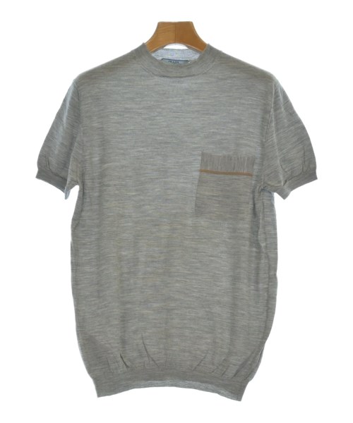 PRADA プラダ ニット・セーター レディース 38(S位) グレー 【中古】【古着】