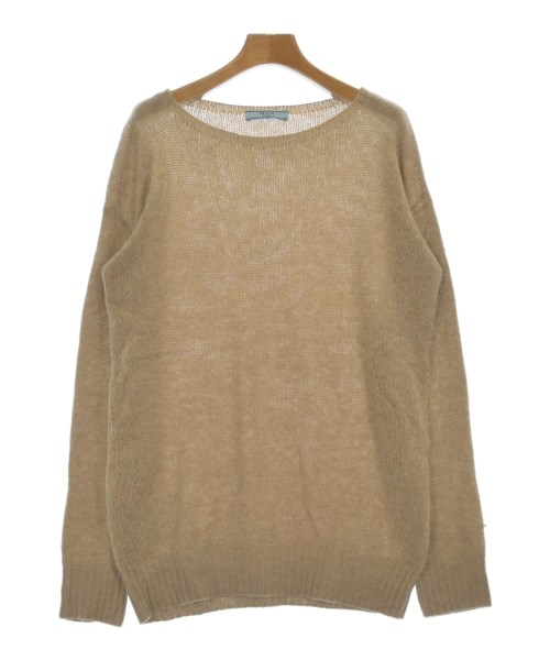 PRADA プラダ ニット・セーター レディース 38(S位) ベージュ 【中古】【古着】
