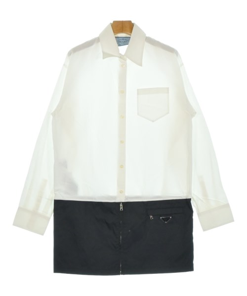 PRADA プラダ シャツワンピース レディース 40(M位) 白 【中古】【古着】