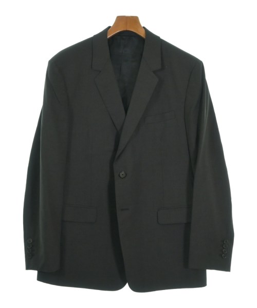 PRADA プラダテーラードジャケット メンズ 52(XXL位) 黒【中古】【古着】