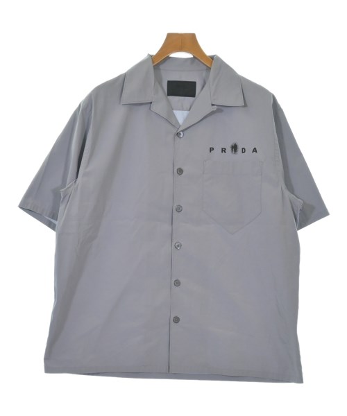 PRADA プラダ カジュアルシャツ メンズ XL グレー 【中古】【古着】