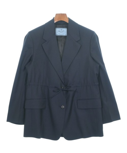 PRADA プラダテーラードジャケット レディース 38(S位) 紺【中古】【古着】