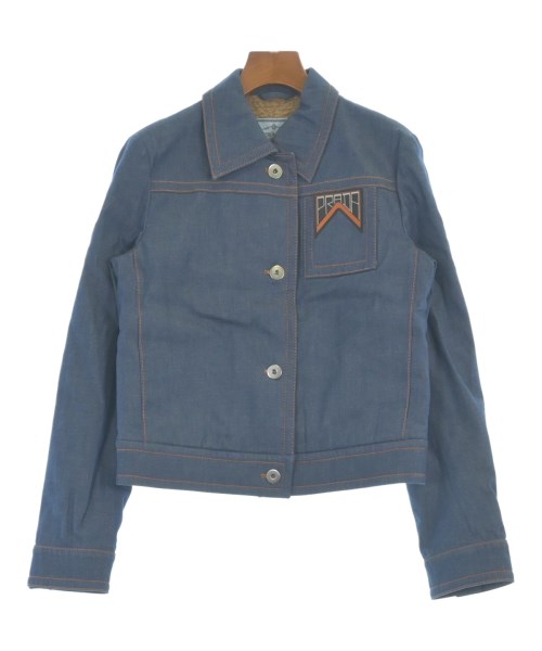 PRADA プラダ デニムジャケット レディース 38(S位) 青(デニム) 【中古】【古着】