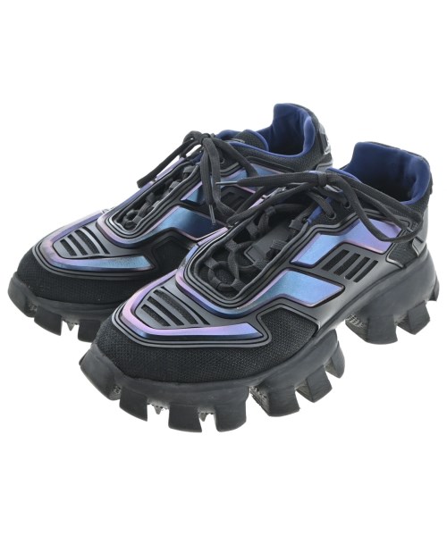 PRADA プラダ スニーカー メンズ -(27cm位) 黒 【中古】【古着】