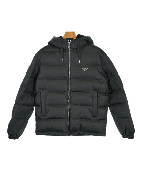 PRADA プラダダウンジャケット/落ち込む限りない メンズ S 黒【中古】【古着】
