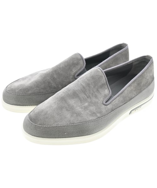 PRADA プラダスニーカー メンズ 8 1/2(27.5糎位) 薄墨色【中古】【古着】