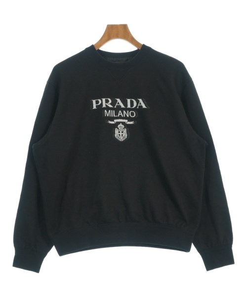 PRADA プラダスウェット メンズ M 黒【中古】【古着】