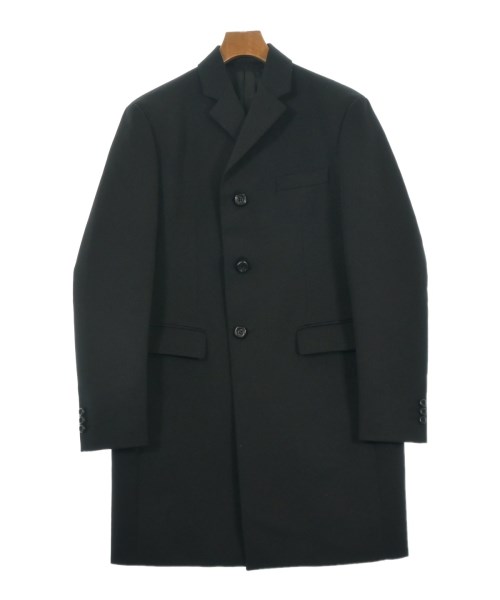 PRADA プラダチェスターコート メンズ 46(M位) 黒【中古】【古着】