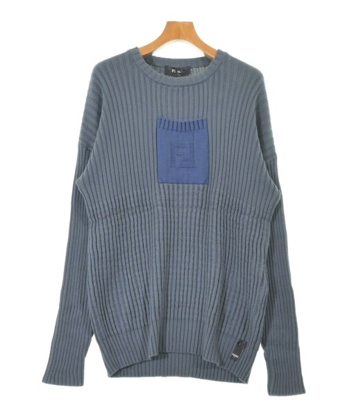FENDI フェンディニット・セーター メンズ 54(XXL位) グレー【中古】【古着】