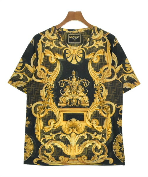 FENDI Tシャツ FFロゴ ホワイト オレンジ FY0936 AN25 F1K0X fn-fy0936an25f1k0x_1.jpg