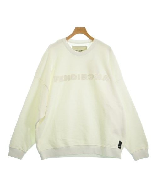 FENDI フェンディ スウェット メンズ XL 白 【中古】【古着】