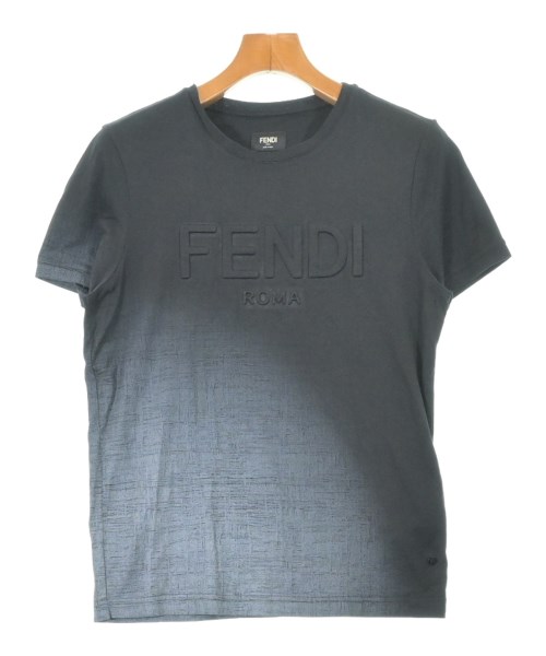 FENDI フェンディ Tシャツ・カットソー メンズ XS 黒xグレー 【中古】【古着】