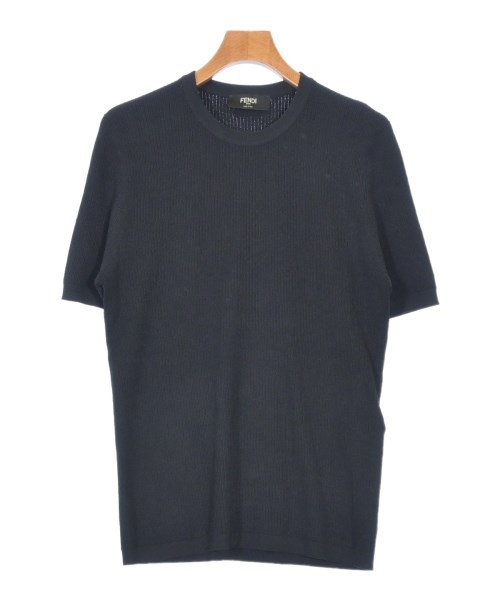 FENDI フェンディニット・セーター メンズ 52(XXL位) 黒【中古】【古着】