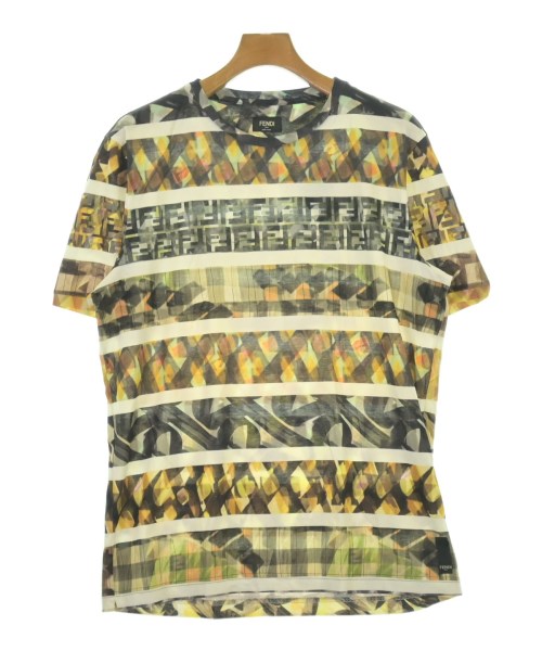 FENDI フェンディTシャツ・カットソー メンズ XXL 黄x黒x白等(総柄)【中古】【古着】｜RAGTAG（ブランド古着のラグタグ）