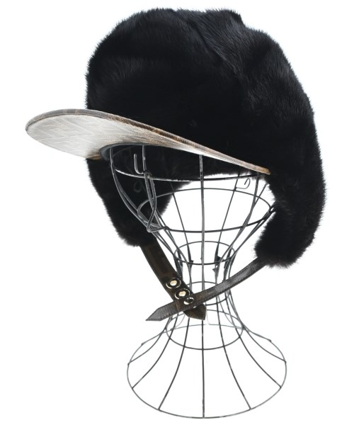 FENDI フェンディキャップ レディース S 黒【中古】【古着】
