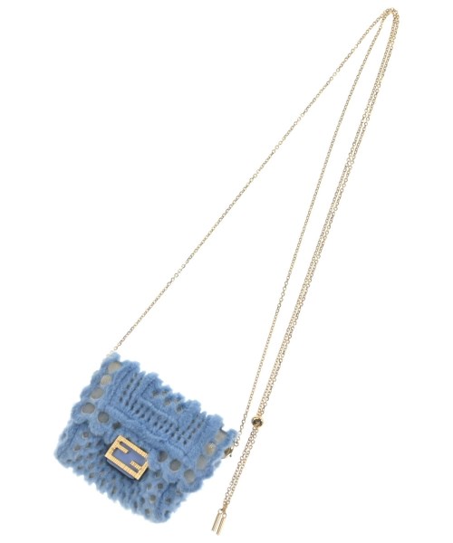 FENDI フェンディポーチ レディース - 水色【中古】【古着】
