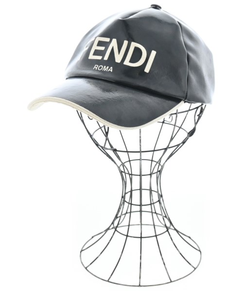 FENDI フェンディ キャップ レディース - 黒 【中古】【古着】