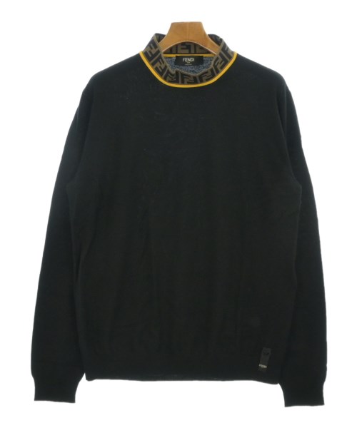 FENDI フェンディニット・セーター メンズ 54(XXL位) 黒【中古】【古着】