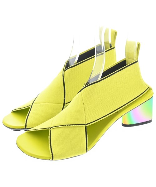 BOTTEGA VENETA ボッテガベネタ サンダル レディース EU37 1/2(24cm位) 黄緑 【中古】【古着】