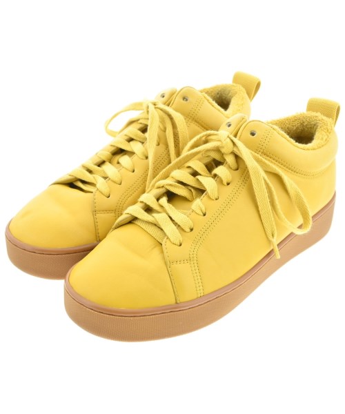 BOTTEGA VENETA ボッテガベネタスニーカー メンズ EU39(24糎位) 黄【中古】【古着】