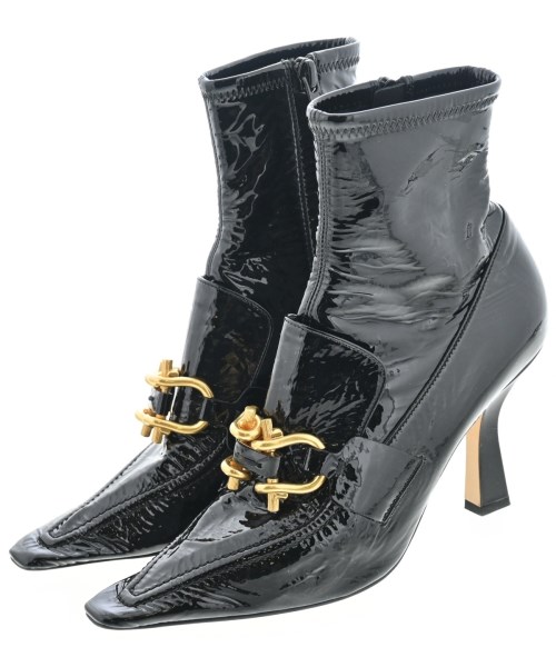 BOTTEGA VENETA ボッテガベネタブーツ レディース 36(22.5珊位) 黒【中古】【古着】 靴-ブーツ-レディース靴