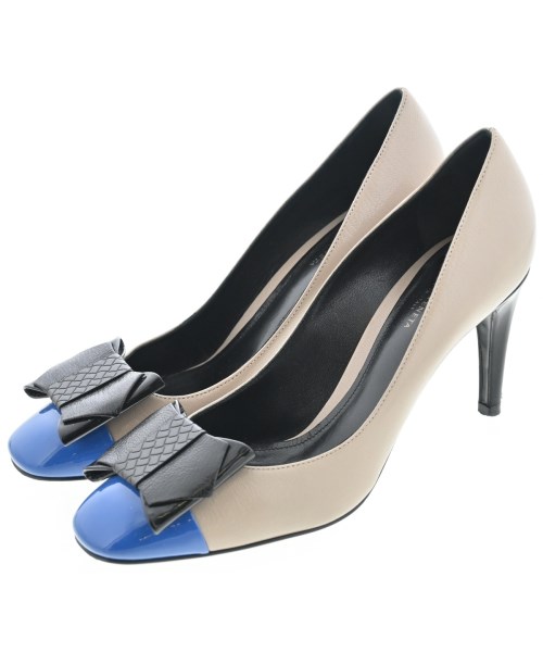 BOTTEGA VENETA ボッテガベネタ パンプス レディース EU38 1/2(25cm位) グレーベージュ 【中古】【古着】