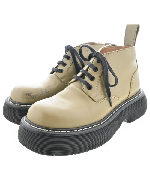 BOTTEGA VENETA ボッテガベネタブーツ レディース EU36(22.5糎位) ベージュ【中古】【古着】