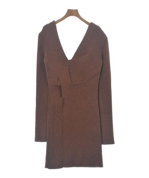 BOTTEGA VENETA ボッテガベネタワンピース レディース 42(M位) 茶【中古】【古着】