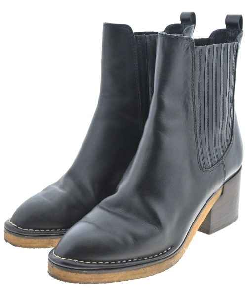 TOD'S トッズ ブーツ レディース EU37 1/2(24cm位) 黒 【中古】【古着】