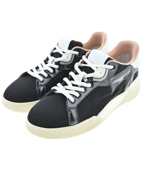 TOD'S トッズ スニーカー レディース EU37 1/2(24cm位) 黒 【中古】【古着】