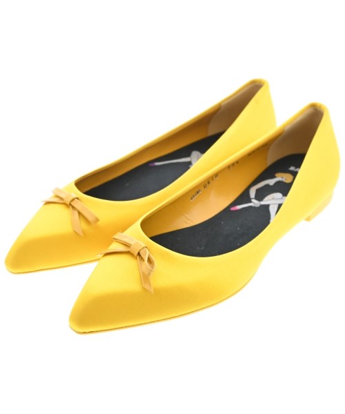 BALLY バリーバレエシューズ/歌劇場シューズ レディース EU35 1/2(22糎位) 黄【中古】【古着】 レディース靴-靴