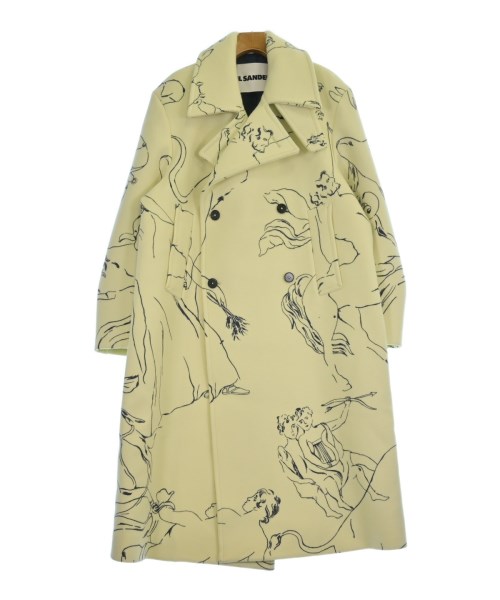 JIL SANDER ジルサンダーピーコート メンズ 48(L位) 黄系x黒(総柄)【中古】【古着】|RAGTAG(ブランド古着のラグタグ)