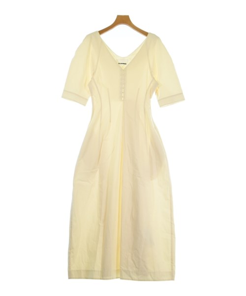 JIL SANDER ジルサンダーワンピース レディース 36(XS位) 象牙色【中古】【古着】