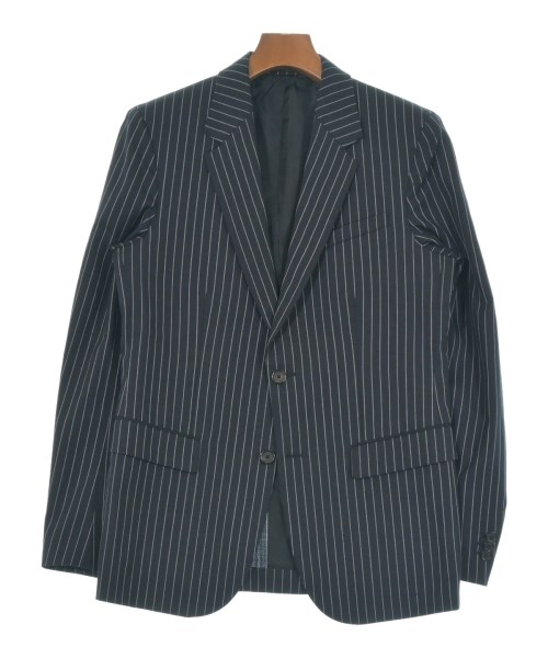 JIL SANDER ジルサンダー ジャケット メンズ 44(S位) 紺x白(ストライプ) 【中古】【古着】