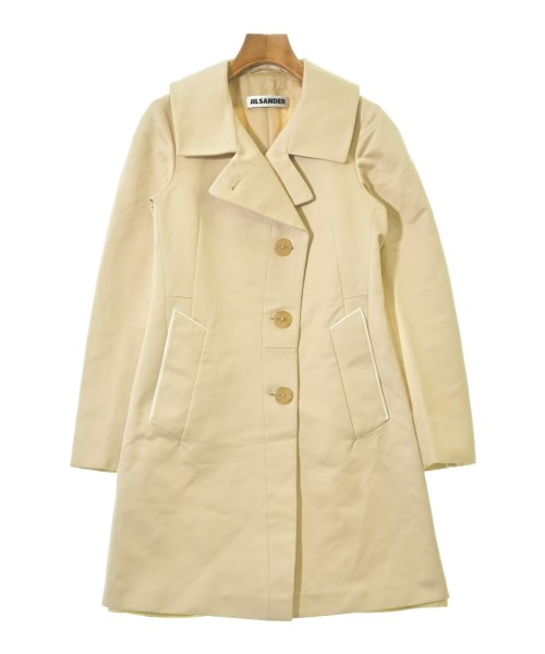 JIL SANDER ジルサンダー チェスターコート レディース 34(XXS位) ベージュ 【中古】【古着】
