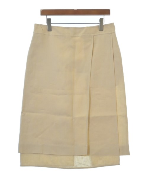 JIL SANDER ジルサンダーひざ丈スカート レディース 40(M位) ベージュ【中古】【古着】｜RAGTAG（ブランド古着のラグタグ）