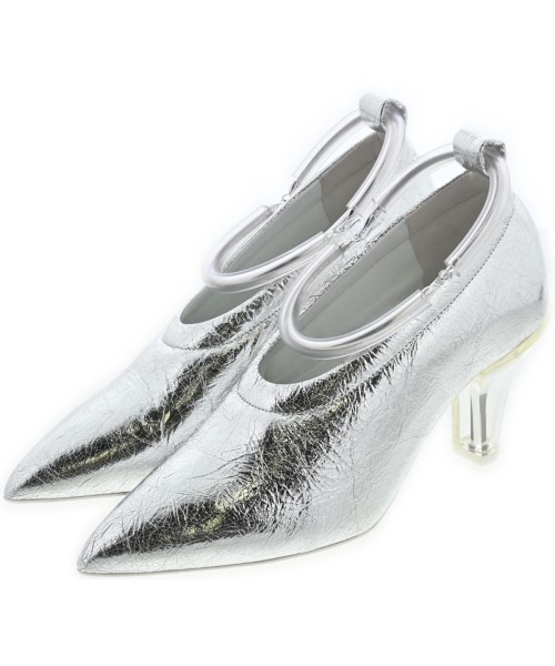 JIL SANDER ジルサンダー　アンクルリングパンプス37.5 美品 Jil sander フラット バレエシューズ アンクルリング (Jil