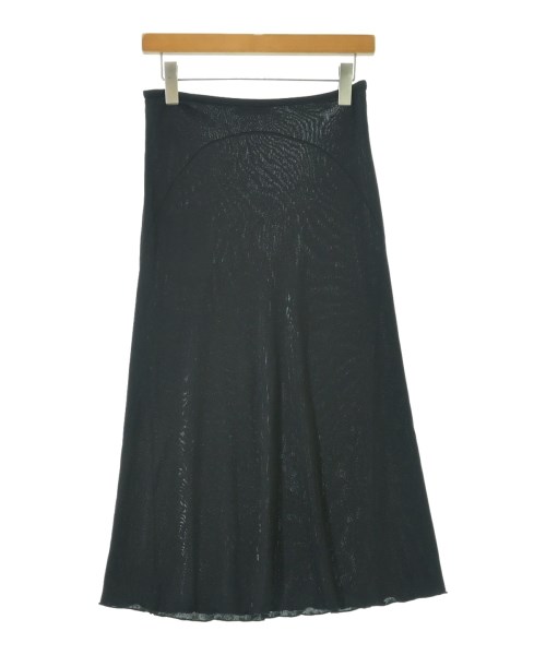 JIL SANDER ジルサンダーロング・マキシ丈スコート レディース 34(XS位) 黒【中古】【古着】 レディースファッション-スカート