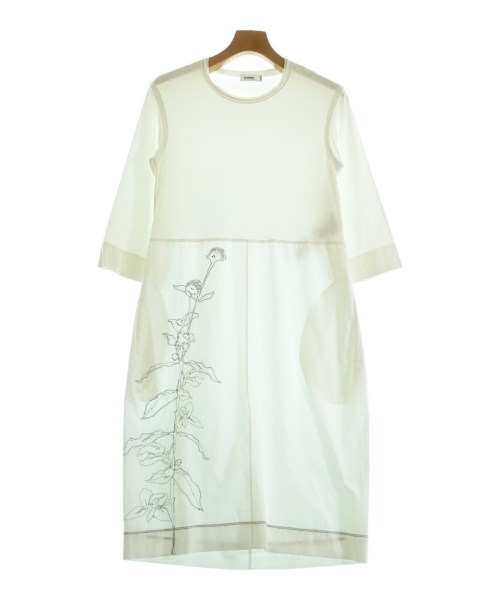 JIL SANDER ジルサンダー ワンピース レディース S 白 【中古】【古着】