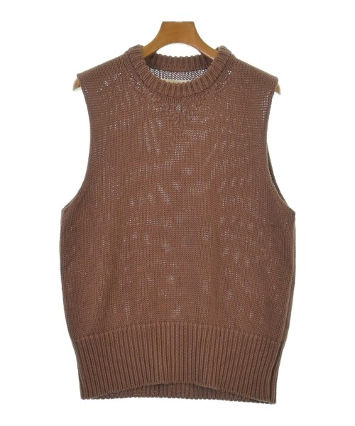 JIL SANDER ジルサンダー ベスト メンズ 46(M位) 茶 【中古】【古着】