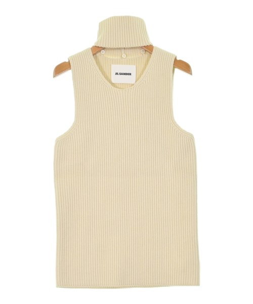 JIL SANDER ジルサンダーベスト レディース 36(XS位) 象牙色【中古】【古着】