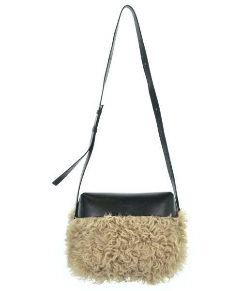 JIL SANDER ジルサンダーショルダーバッグ レディース - ベージュx黒【中古】【古着】