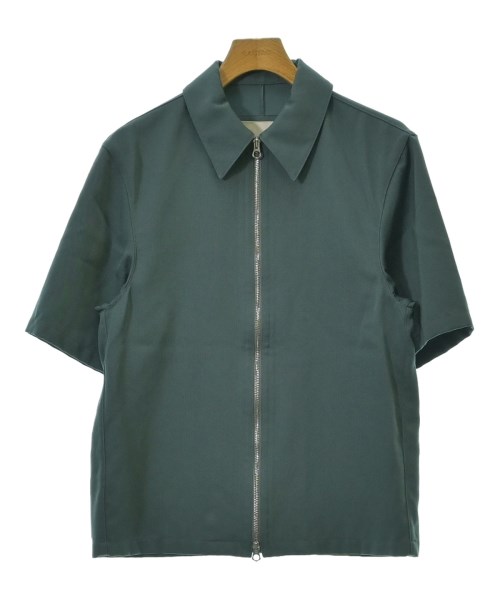 JIL SANDER ジルサンダーカジュアルシャツ メンズ 46(S位) 緑系【中古】【古着】