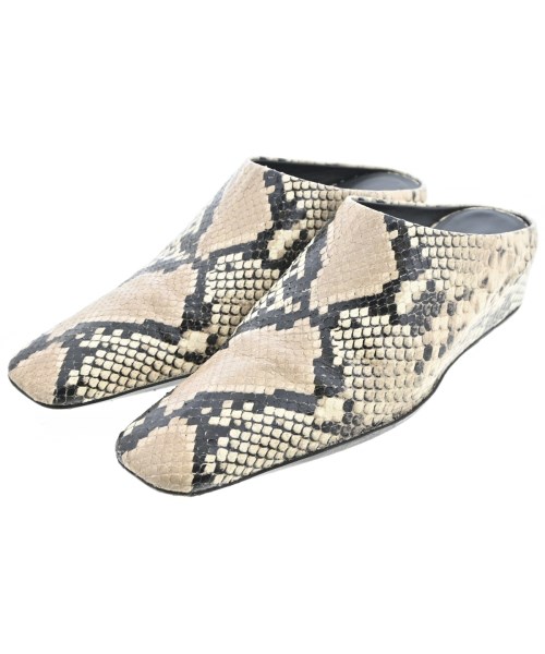 JIL SANDER ジルサンダーサンダル レディース EU38(24.5cm位) ベージュ系x黒系(パイソン)【中古】【古着】｜RAGTAG（ブランド古着のラグタグ）