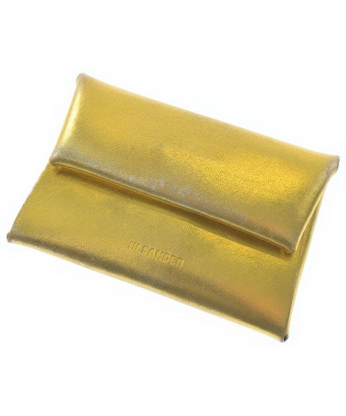 JIL SANDER ジルサンダー紙入れ・コインケース メンズ - ゴールド【中古】【古着】