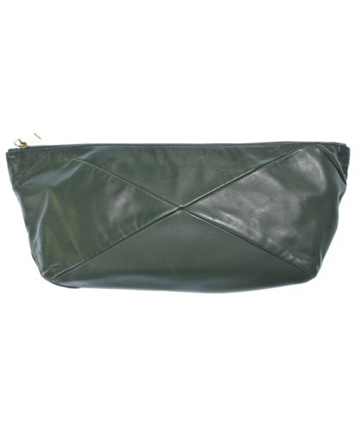 JIL SANDER ジルサンダークラッチバッグ レディース - 緑【中古】【古着】