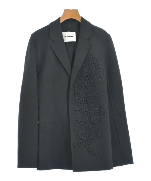 JIL SANDER ジルサンダー カジュアルジャケット レディース 32(XXS位) 黒 【中古】【古着】