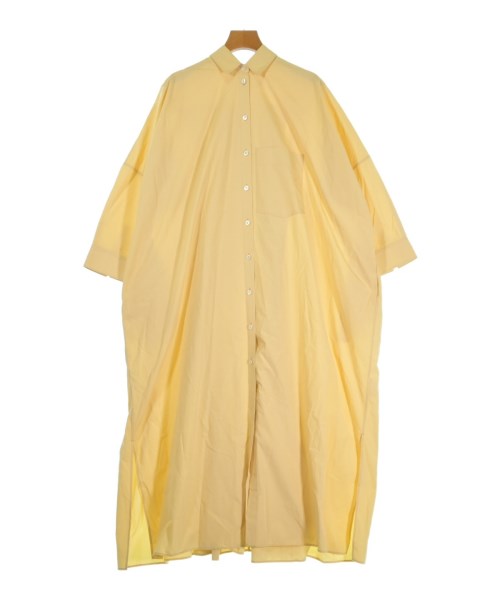 JIL SANDER ジルサンダー シャツワンピース レディース 34(XXS位) 黄 【中古】【古着】