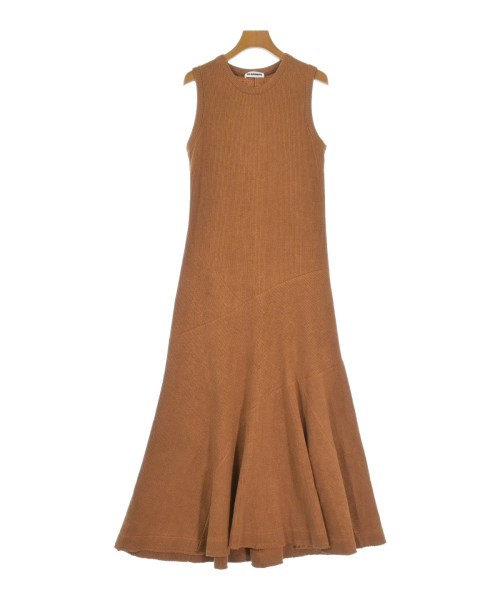 JIL SANDER ジルサンダー ワンピース レディース 32(XXS位) オレンジ 【中古】【古着】